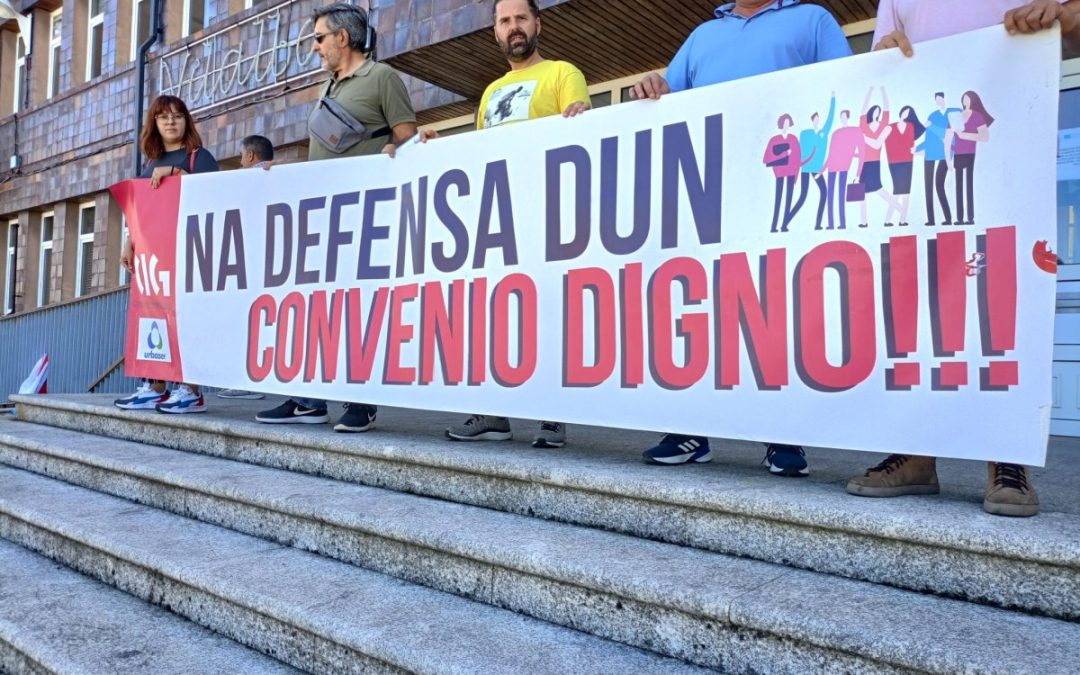 El ayuntamiento de Vilalba confirma los servicios mínimos abusivos, vulnerando así el derecho de huelga del personal de Urbaser